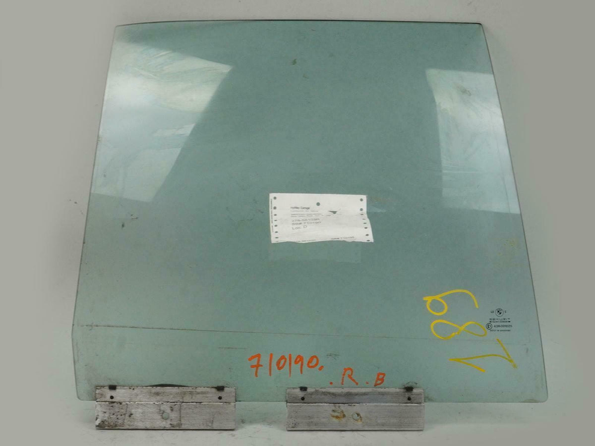 89-95 BMW 525 530 535 540 M5 E34 Door Glass Window Rear Right 51348107673 OEM