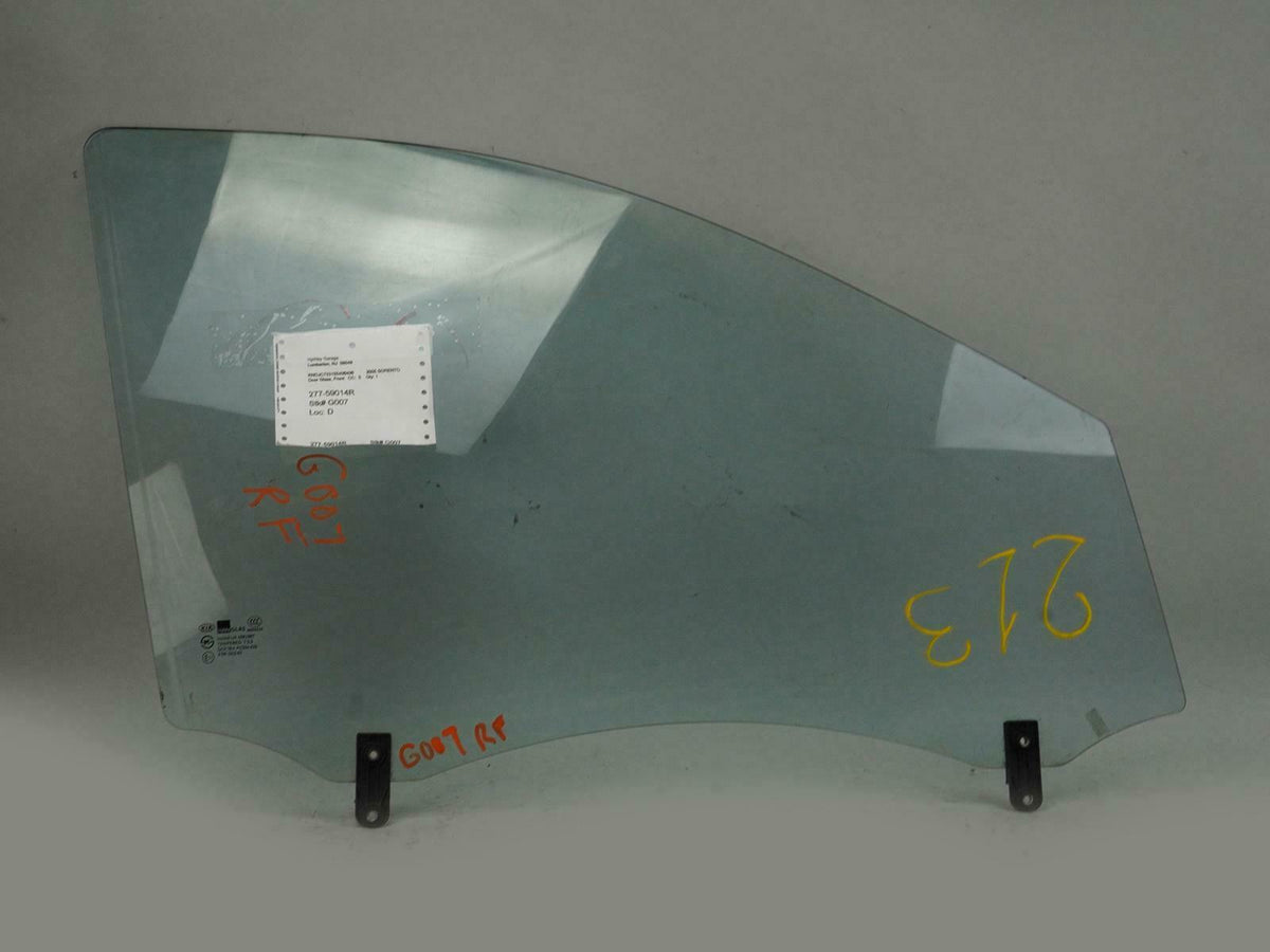 2003 - 2009 Kia Sorento 4dr Door Glass Window Front Passenger 824213E010 OEM