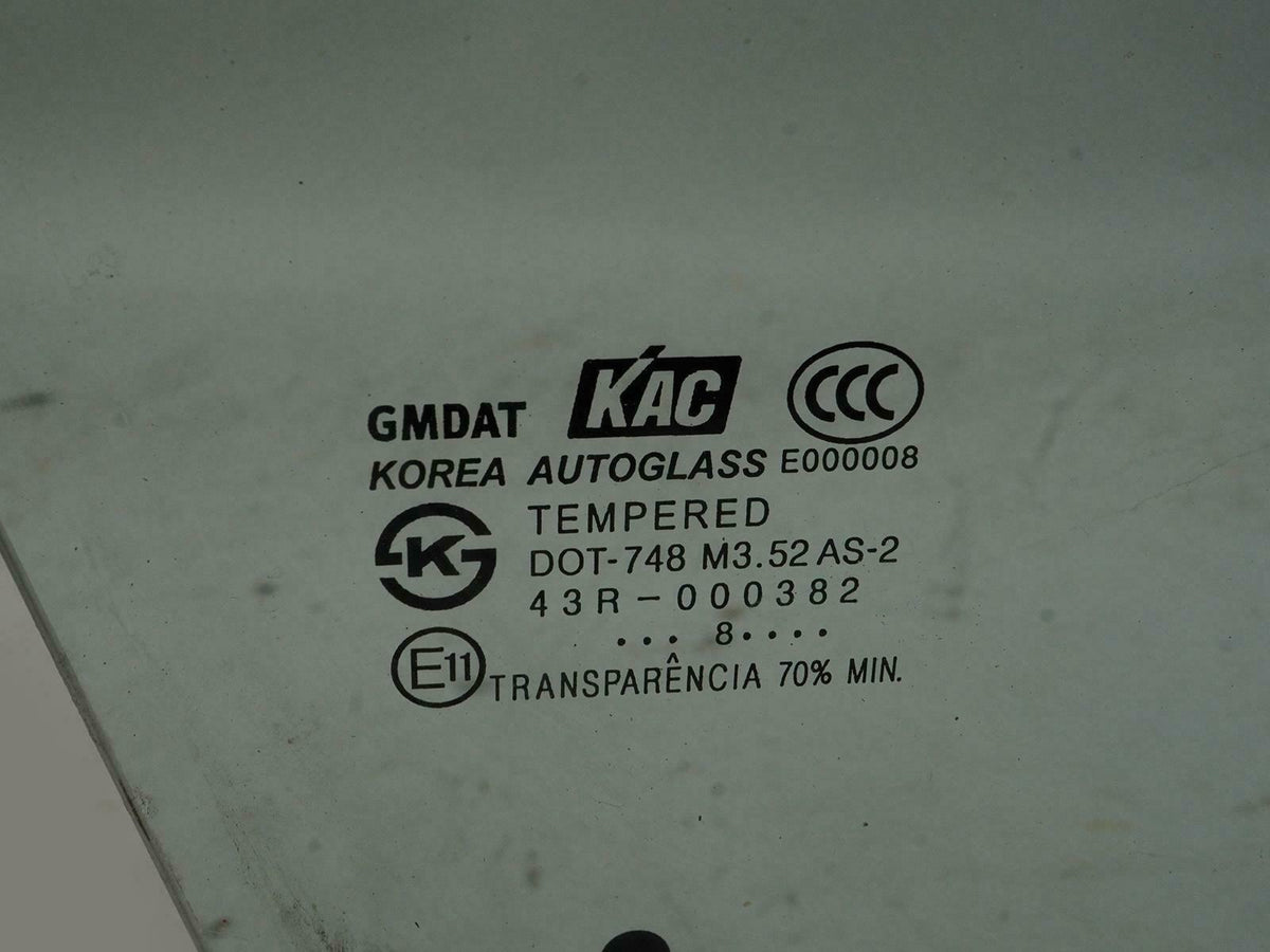2005 - 2008 Suzuki Reno Forenza Door Window Glass Front Passenger 96548614 OEM
