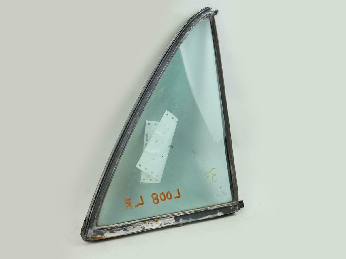 72-80 Mercedes 450SEL 450SE W116 Vent Door Window Glass Rear Left 1167350109 OEM