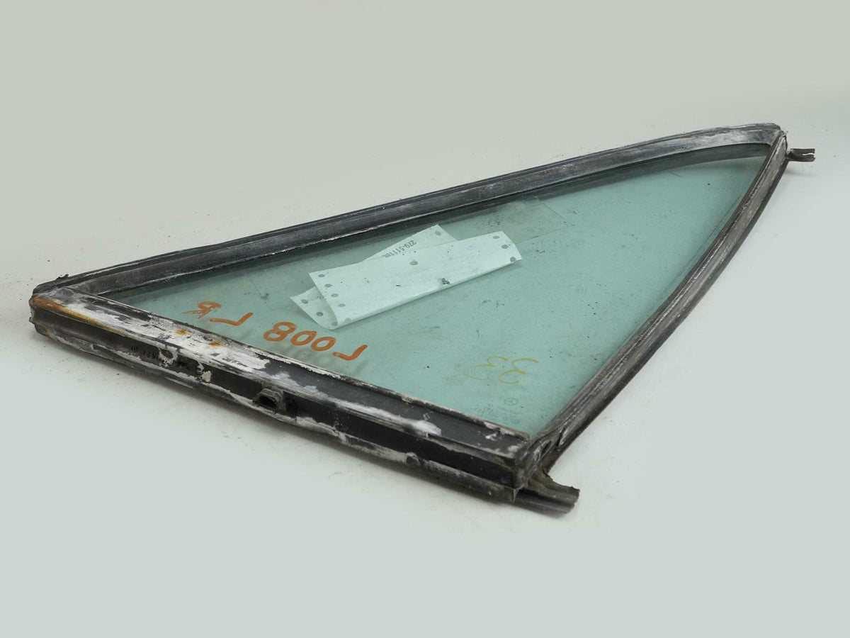 72-80 Mercedes 450SEL 450SE W116 Vent Door Window Glass Rear Left 1167350109 OEM