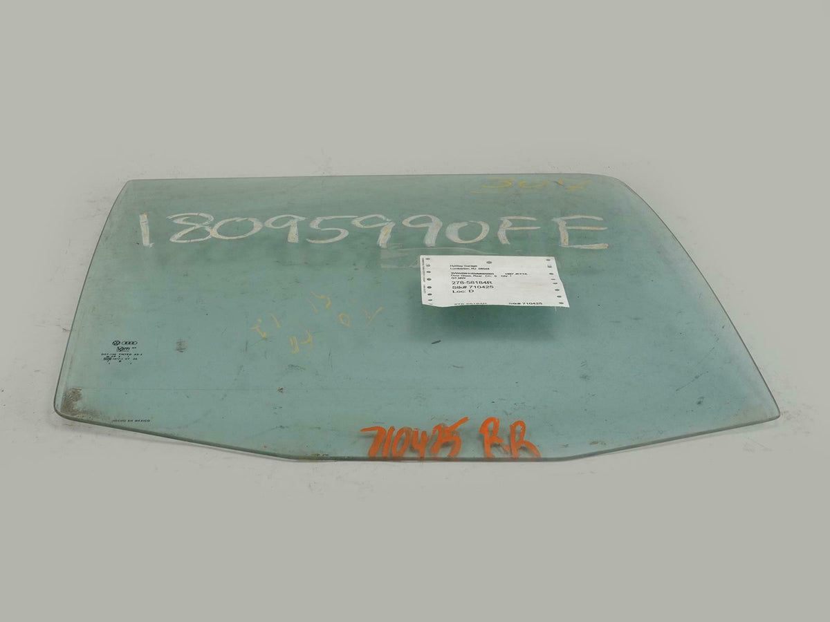 1993 - 1999 Volkswagen Jetta 4dr Door Window Glass Rear Passenger 1HM845206 OEM