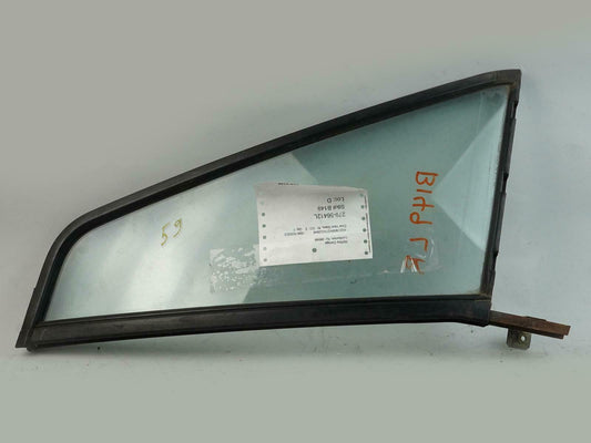91-97 Isuzu Rodeo Vent Door Window Glass Wo Privacy Tint Rear LH 8971789371 OEM