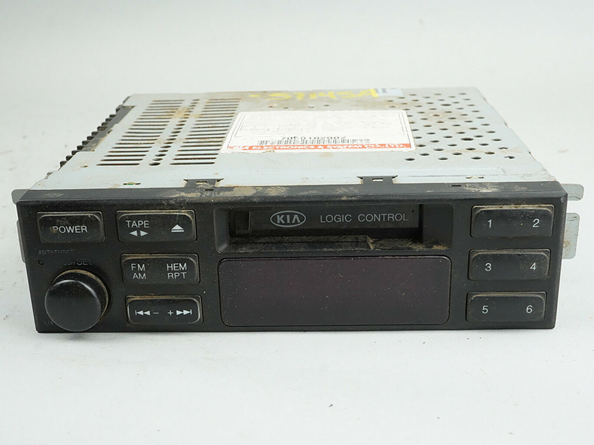 1995 - 1997 Kia Sportage Am Fm Stereo CasseTTe Audio Radio Receiver Wo Code OEM