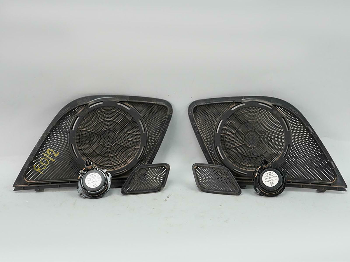 09-17 Audi A5 8T Tweeter Speaker Door Cover Left Right Set 8T0035399 OEM