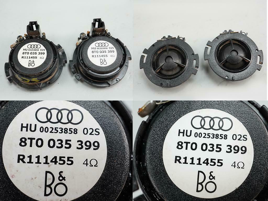 09-17 Audi A5 8T Tweeter Speaker Door Cover Left Right Set 8T0035399 OEM