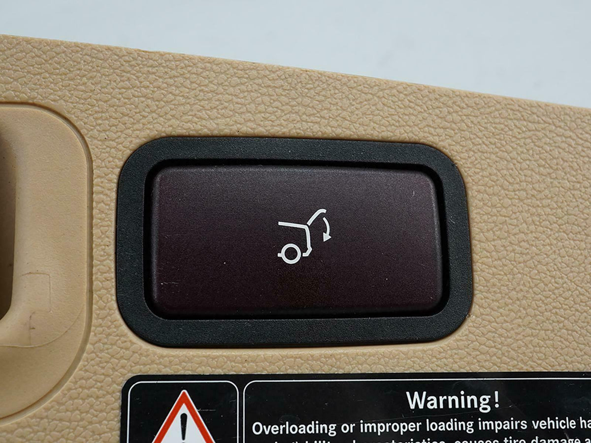 2007 - 2009 Mercedes Benz Gl Class X164 Cover Trim Trunk Tailgate Handle Hatch