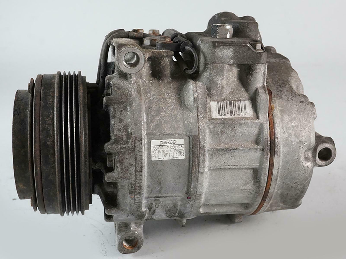 2004 - 2010 Bmw X3 E83 3.0L Ac Air Compressor Conditioning Motor Pump Pulley OEM