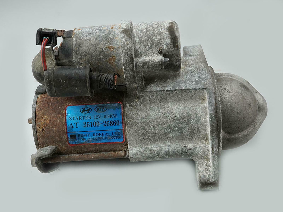 07-11 Kia Rio Engine Ignition Starter Motor Auto Transmission 3610026860 OEM