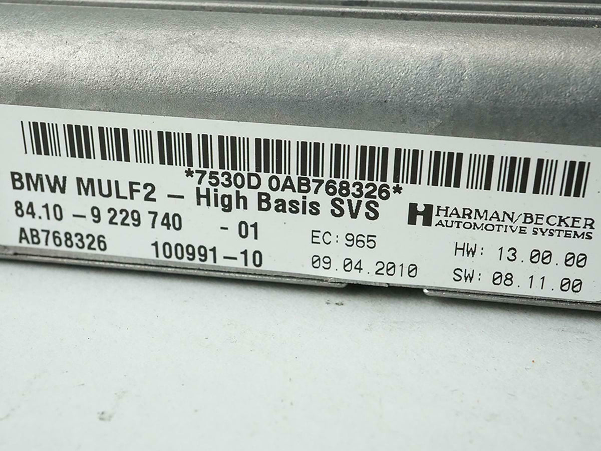 11-13 MW 5 Series F10 Audio Interface High Bas SVS Harman Becker Module OEM