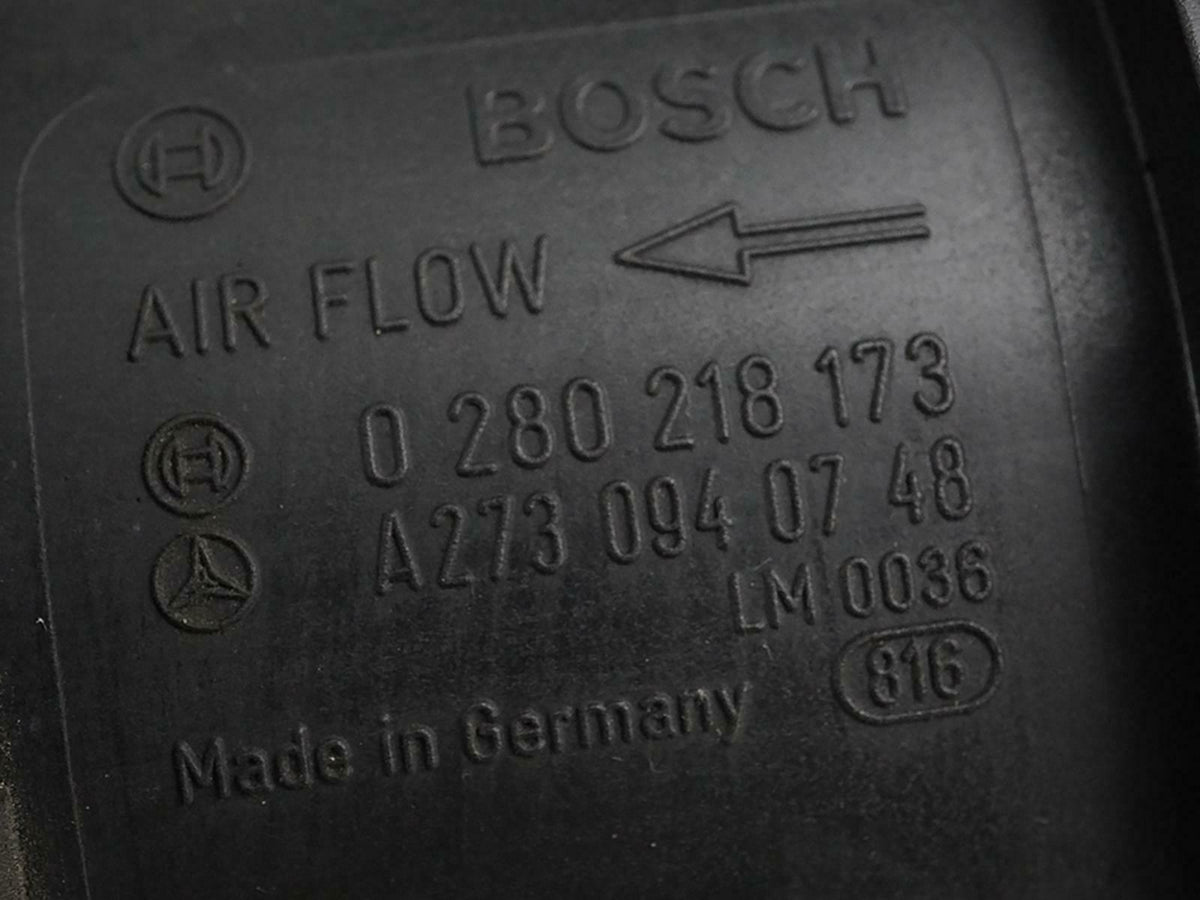 05-08 Mercedes SLK350 R171 Engine Mass Air Flow Meter MAF Sensor 2730940548 OEM
