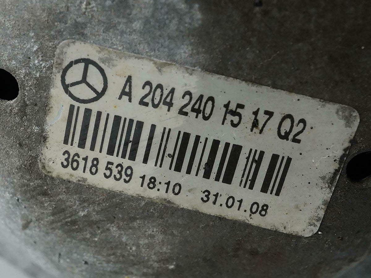 08-11 Mercedes C300 W204 Engine Mount Frame Left Right LH RH Set 2042401517 OEM