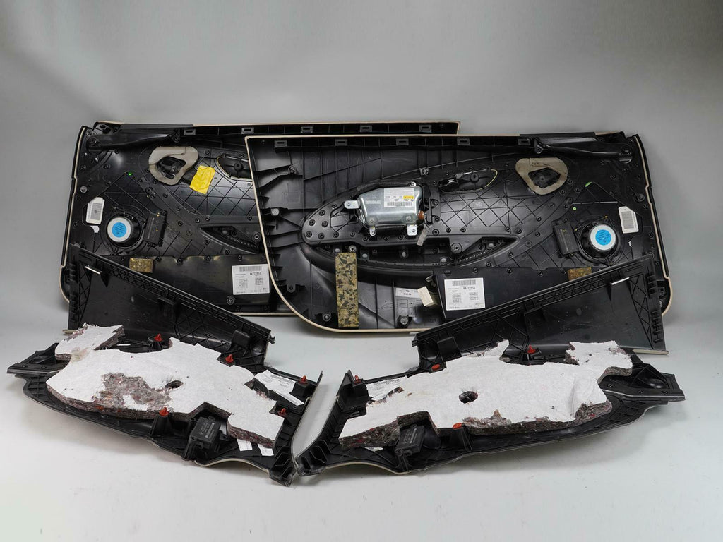  2007 - 2010 BMW 6 SERIES E63 LEATHER INTERIOR DOOR PANEL TRIM FRONT REAR SET OEM, price