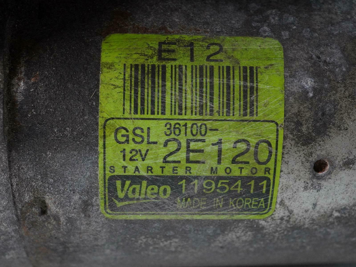 2014 - 2016 Kia Forte 1.8 Liter Engine Ignition Motor Starter 1195411 OEM