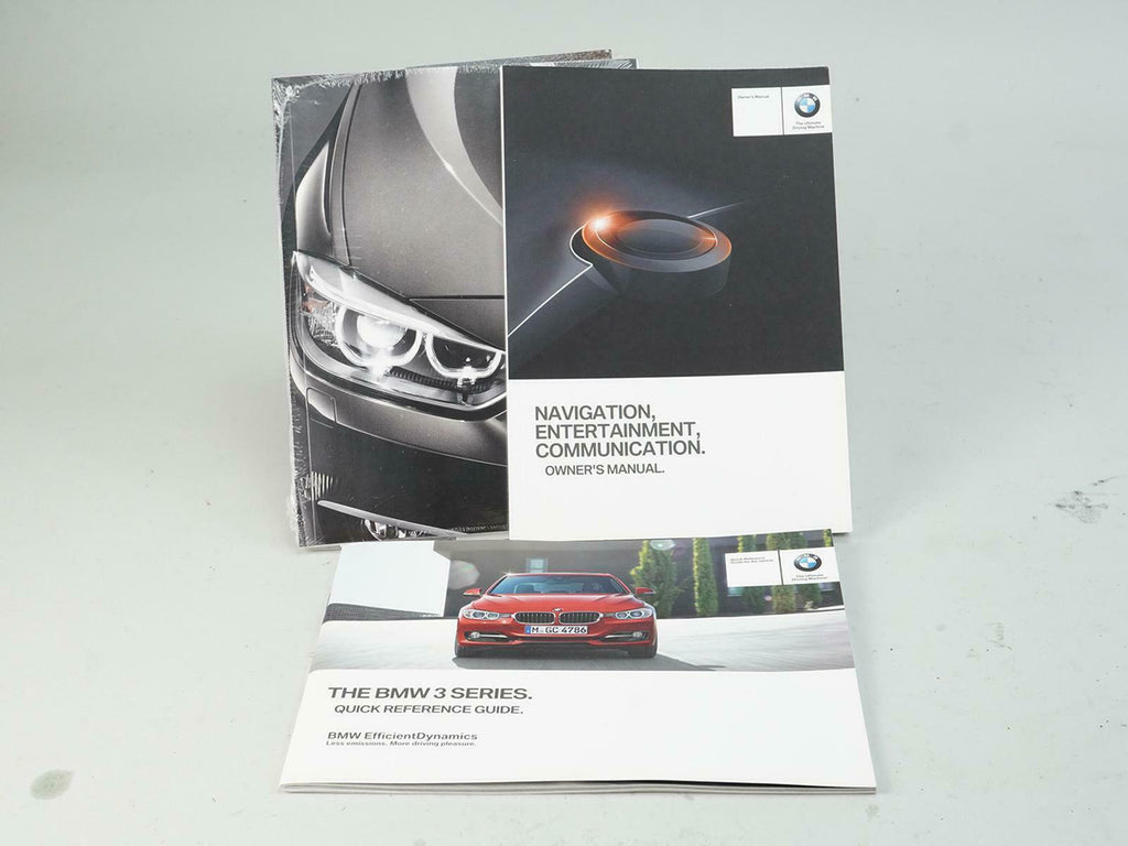  2015 BMW 3 SERIES F30 OWNERS MANUAL BOOK GUIDE BOOKLET BROCHURE 151367 OEM, price