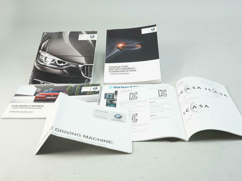  2015 BMW 3 SERIES F30 OWNERS MANUAL BOOK GUIDE BOOKLET BROCHURE 151367 OEM, price