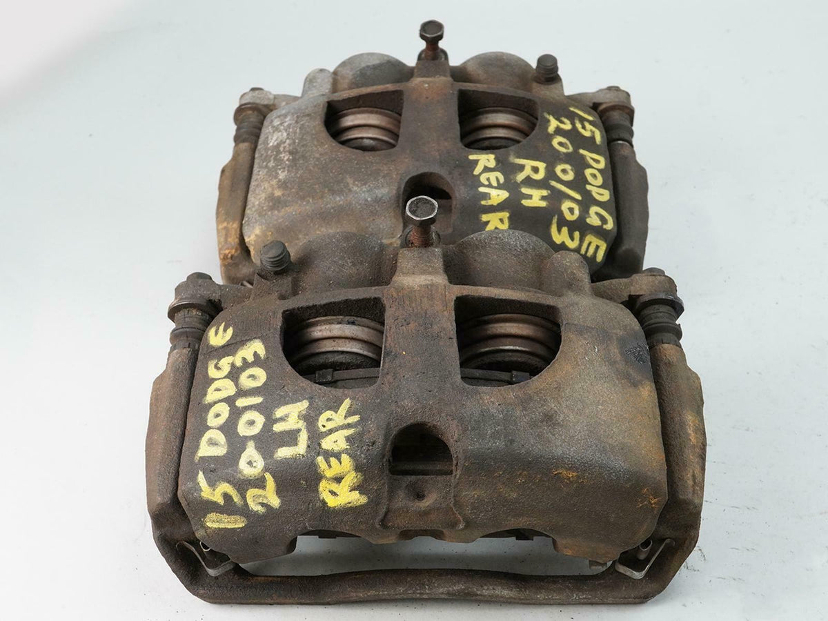 2009 - 2017 Dodge Pickup 3500 Series Brake Calipers Rear Left Right Lh Rh OEM