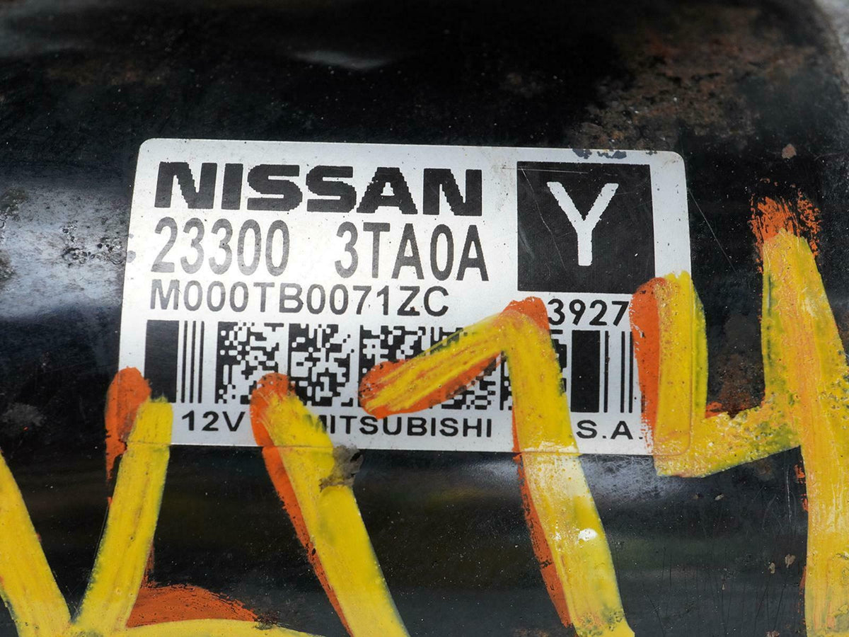 13-18 Nissan Altima 2.5 Liter At Starter Motor Engine Ignition Front Unit OEM