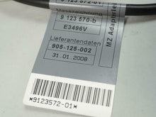 Load image into Gallery viewer, 2004 - 2010 BMW 5 SERIES E60 POSITIVE BATTERY PLUS CABLE POLE WIRING 6971214 OEM, used