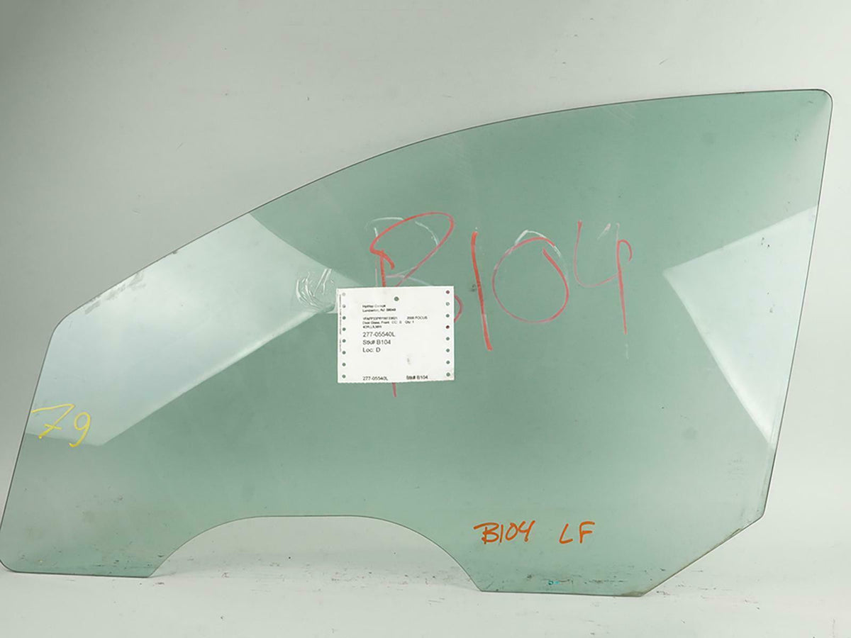 2000 - 2007 Ford Focus Sedan 4dr Window Glass Door Front Left YS4Z5421411AA OEM