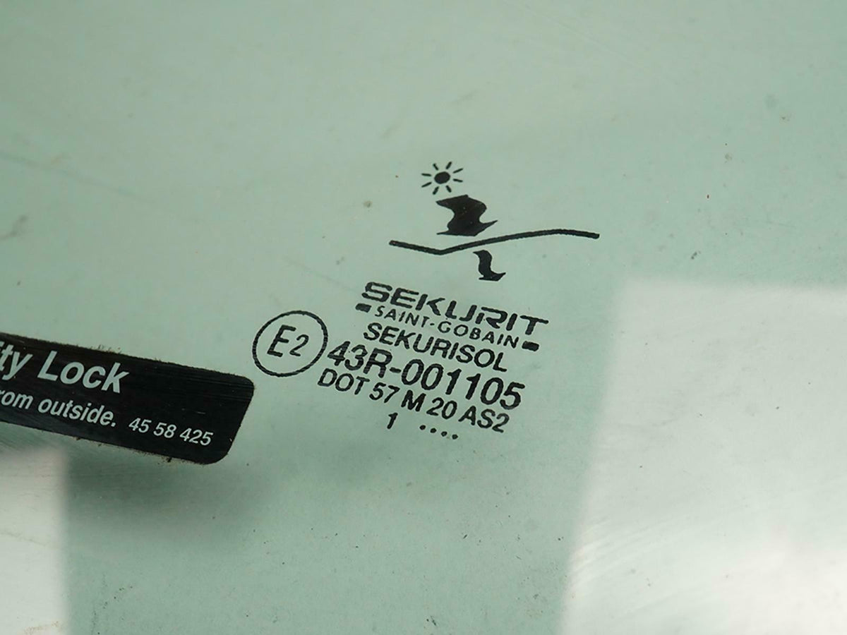 1999-2002 Saab 9-3 Hatchback 5Dr Door Glass Window Rear Driver FD4906GT OEM