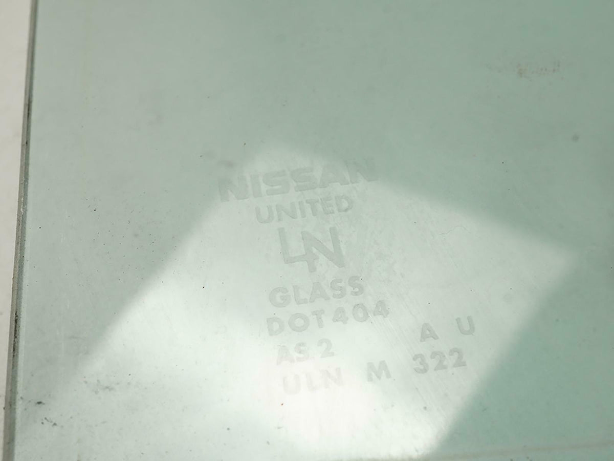 95-99 Nissan Sentra B14 Sedan Door Window Glass Rear Passenger 823010M020 OEM