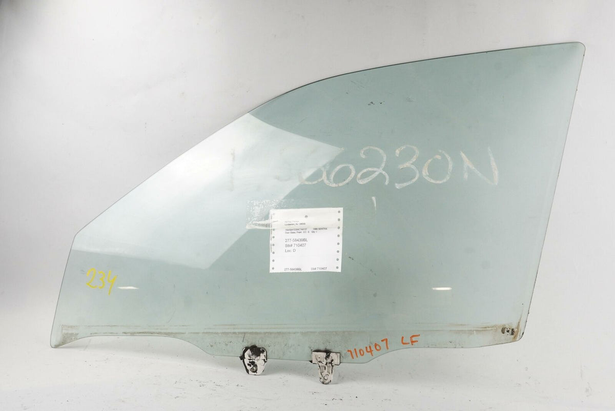 1998 - 1999 Nissan Sentra Sedan Door Window Glass Front Driver 803010M022 OEM