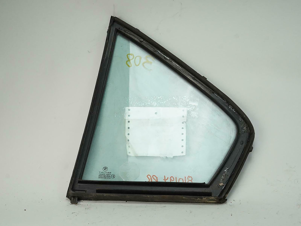 1998 - 2001 Bmw 7 Series E38 Window Glass Door Vent Rear Passenger Right OEM