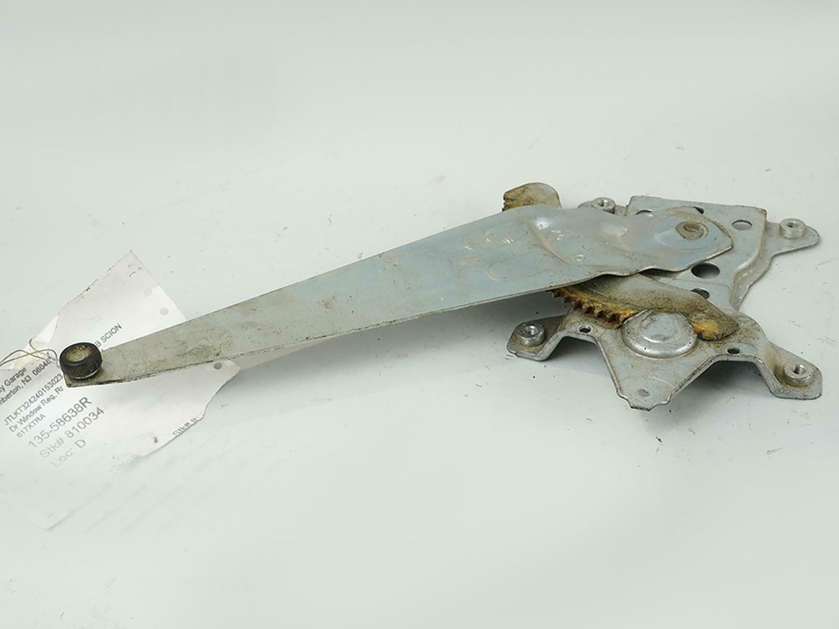04-06 Scion XB Window Regulator Door Passenger Right Side Rear RH OEM