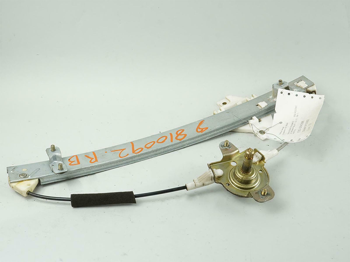 00-06 Hyundai Accent Manual Window Regulator Rear Passenger Right RH Side OEM
