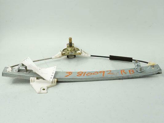 00-06 Hyundai Accent Manual Window Regulator Rear Passenger Right RH Side OEM