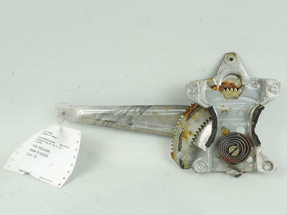 93-97 Toyota Corolla Power Window Regulator Rear Passenger Right Rh Side OEM