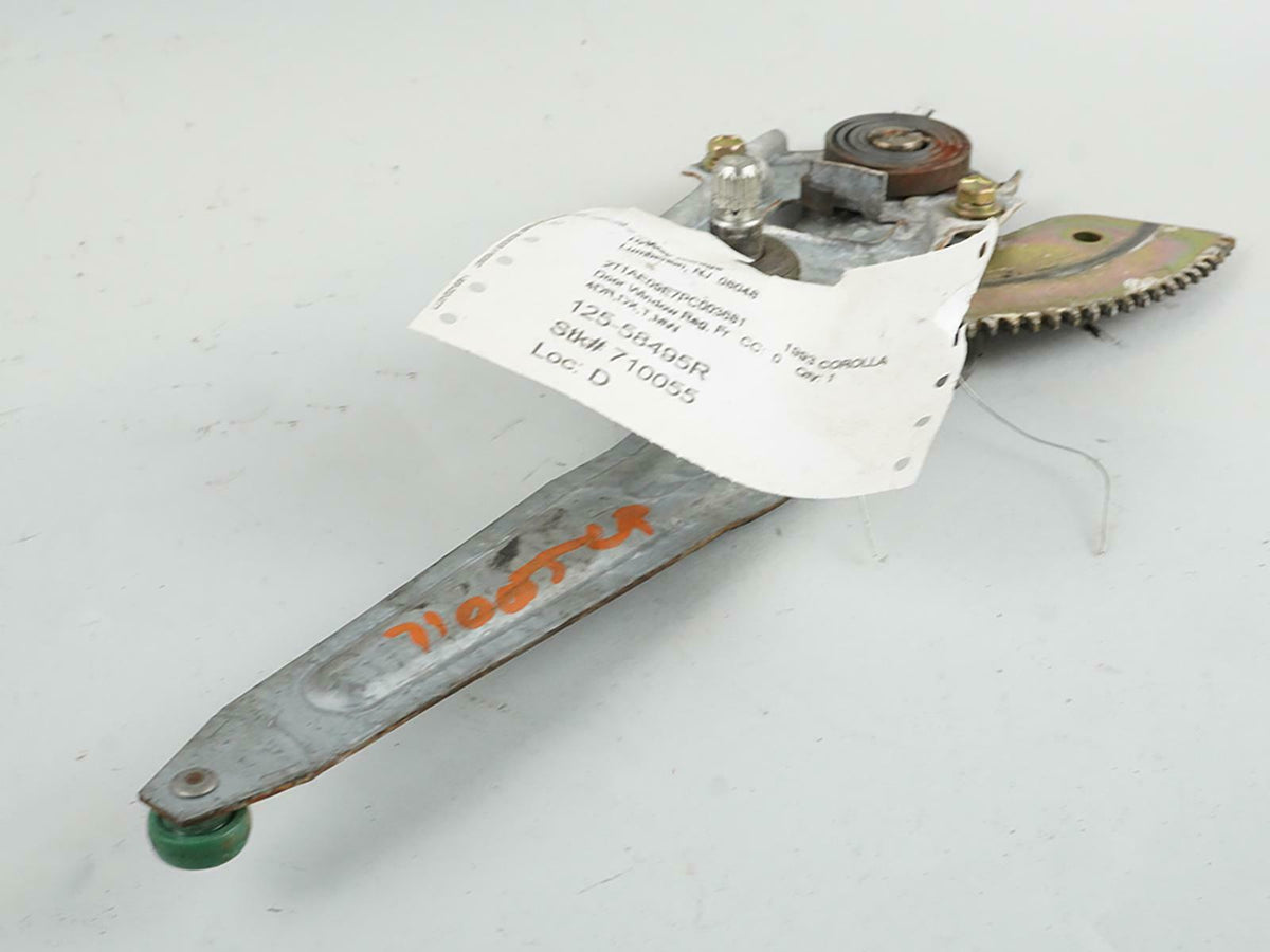 93-97 Toyota Corolla Window Regulator Door Rear Left LH Driver Side Unit OEM