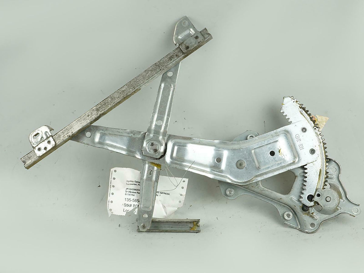 02-07 Subaru Impreza Window Regulator Door Rear Passenger Right RH Side OEM
