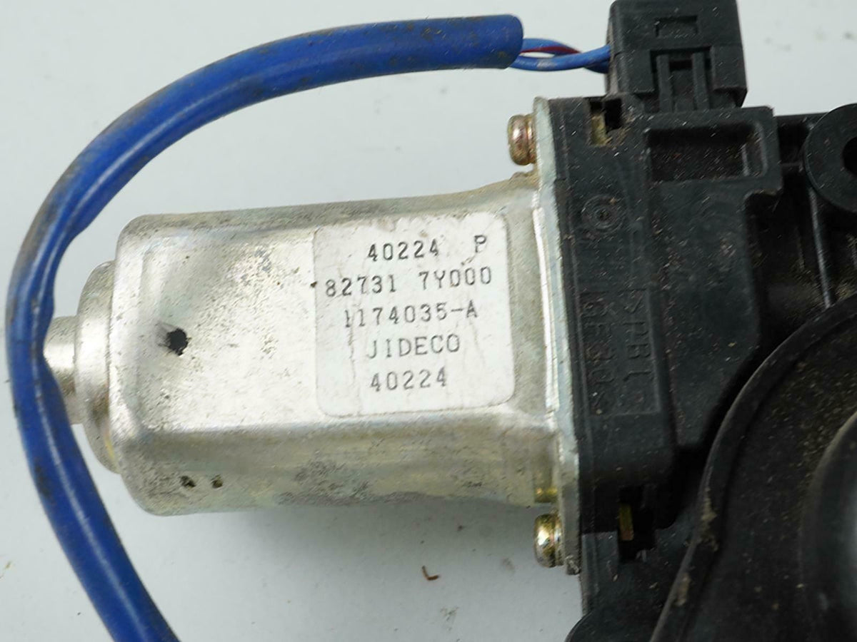 04-08 Nissan Maxima Power Window Regulator Door W Motor Rear Left 827317Y000 OEM