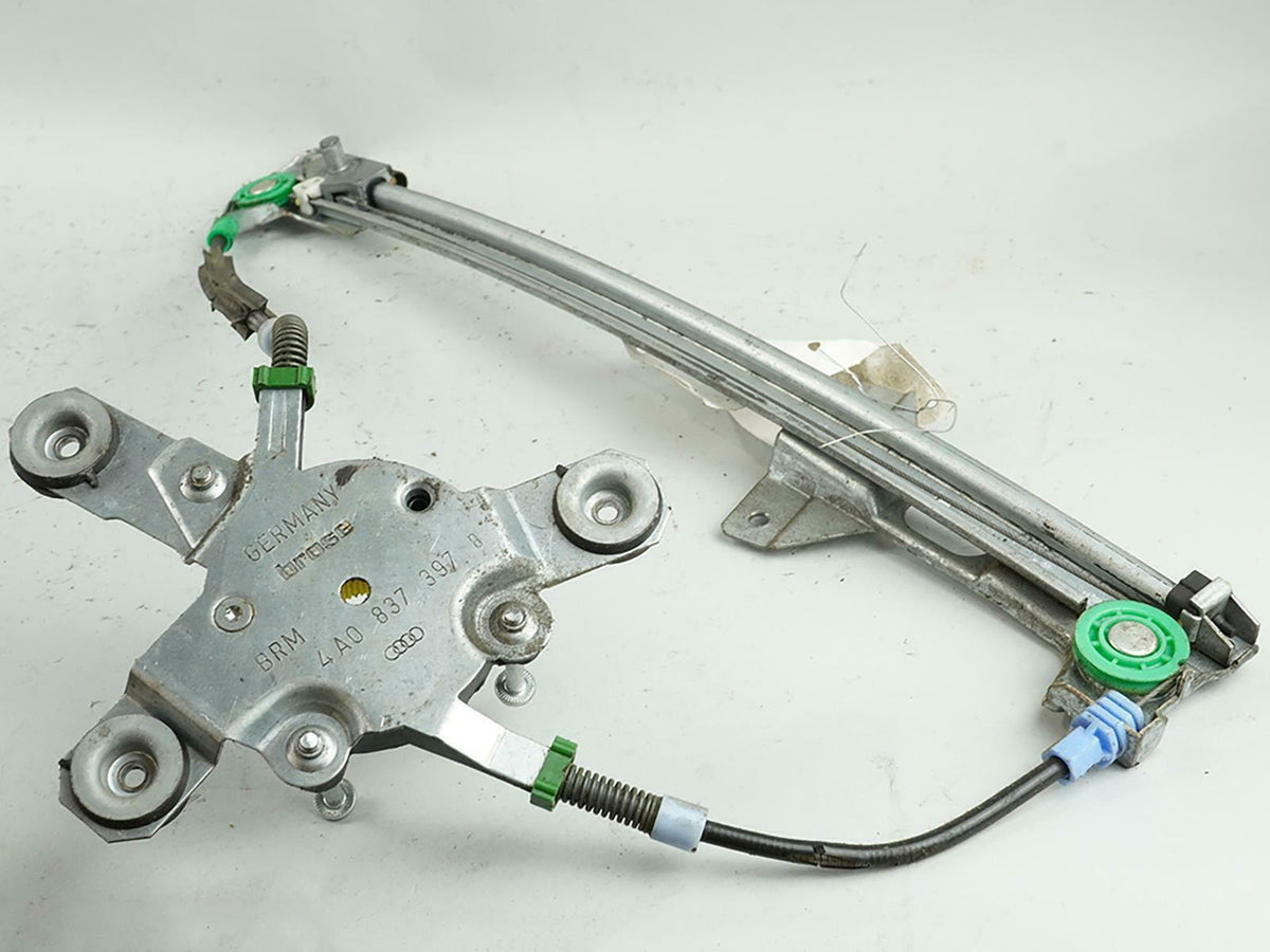 96-98 Audi A6 Power Window Regulator Door Front Driver Left LH Side Unit OEM