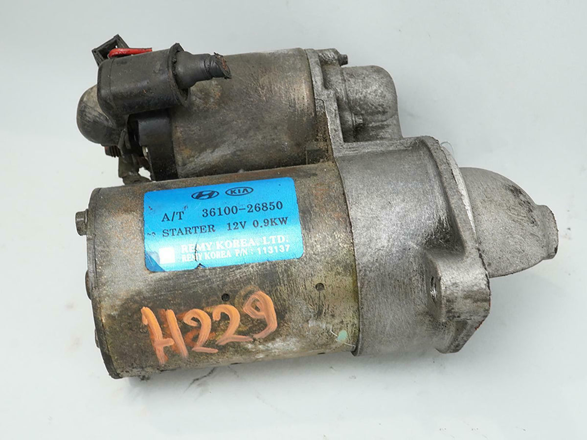 2006 Kia Rio 1.6L Automatic Starter Motor Engine Ignition Front 3610026850 OEM