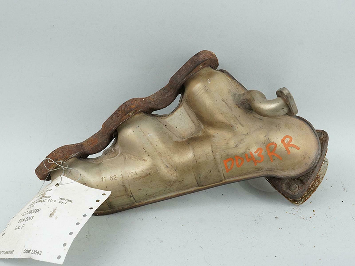1995 - 2001 Bmw 7 Series E38 750 5.4 Liter At Exhaust Manifold Rear Passenger