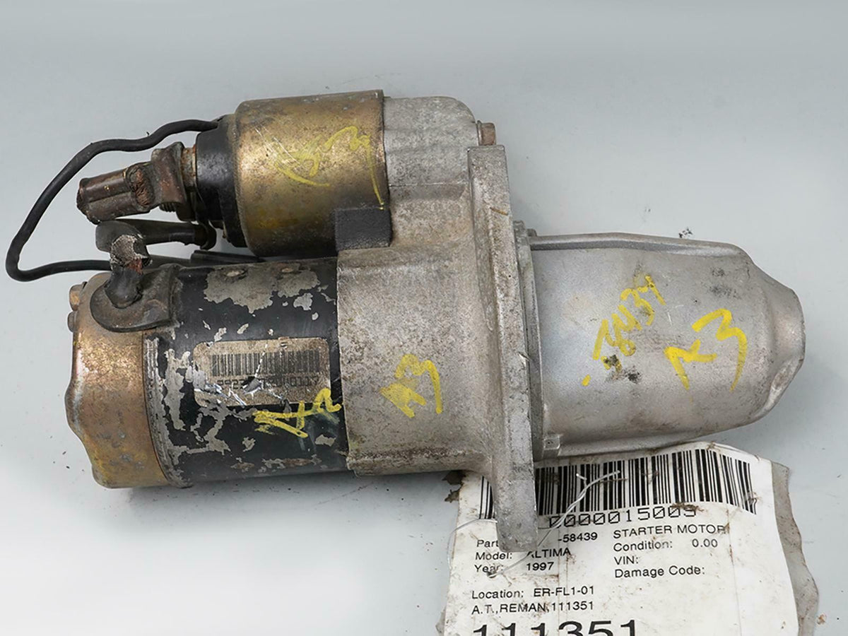 93-97 Nissan Altima Starter Motor Engine Ignition Auto Transmission Unit OEM