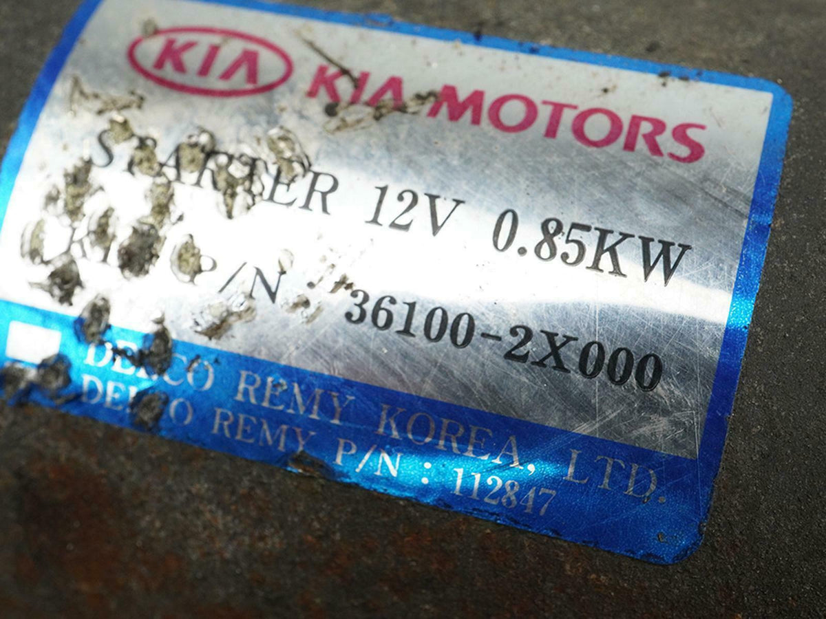00-05 Kia Rio 1.5L 1.6L Starter Motor Engine Ignition Unit Front 361002X000 OEM