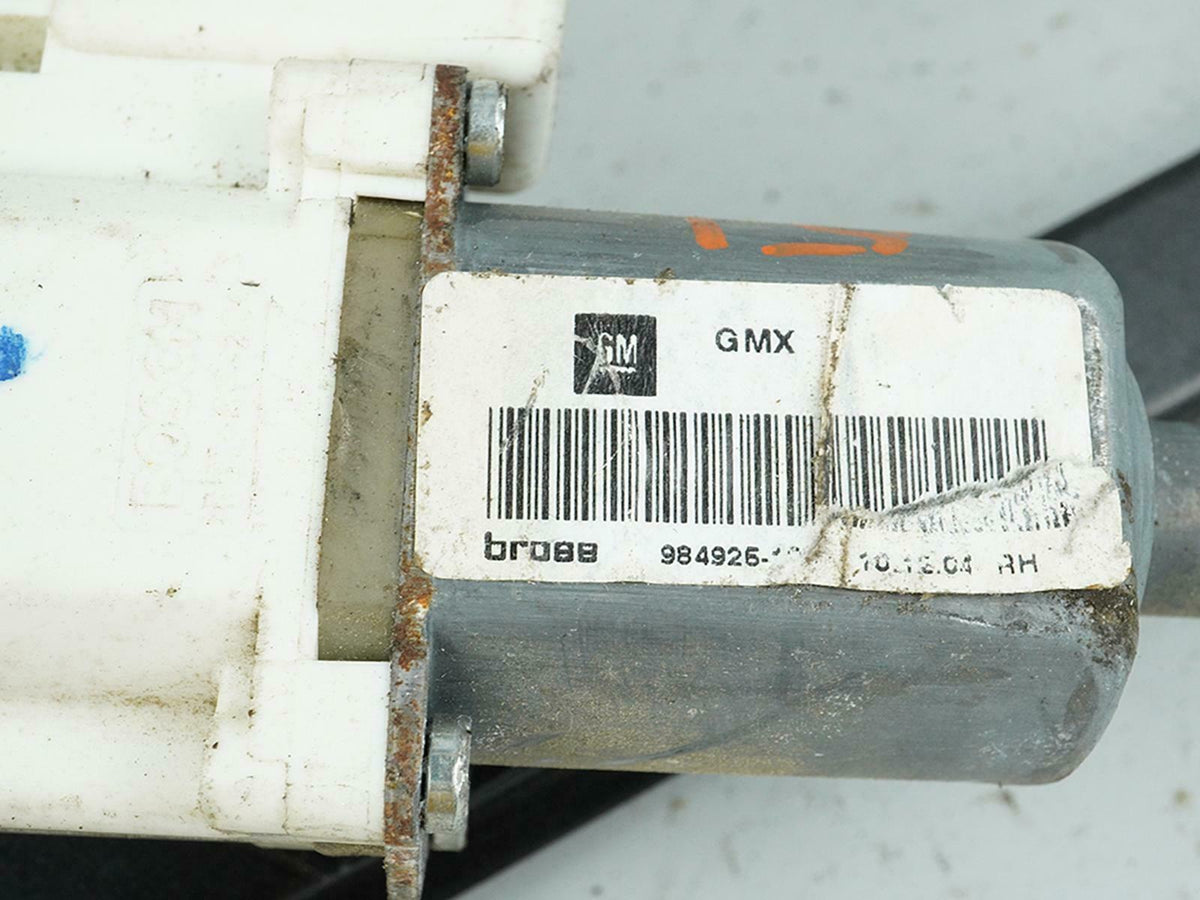 2005 - 2011 Cadillac Sts Door Electric Window Regulator W Motor Right Side OEM