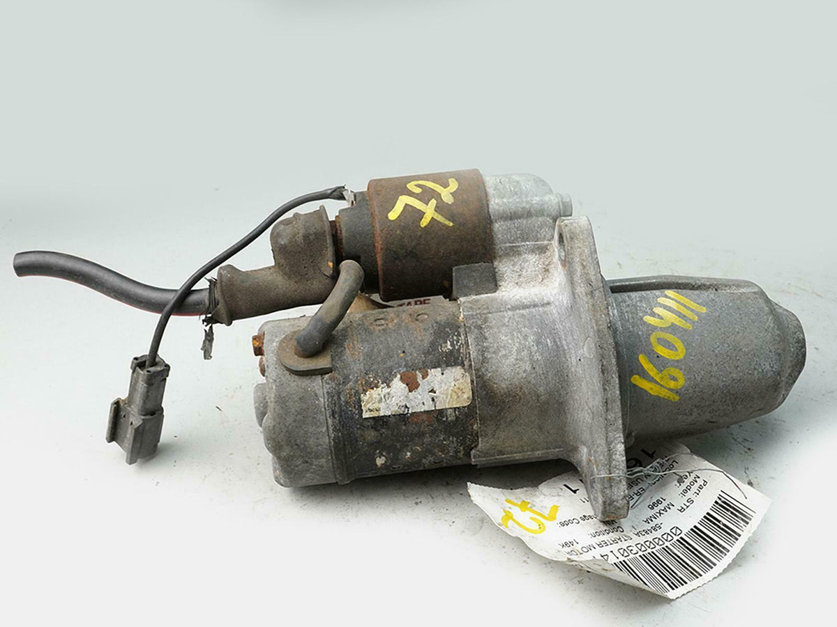 95-96 Nissan Maxima 3.0 Liter Starter Motor Engine Ignition Front OEM
