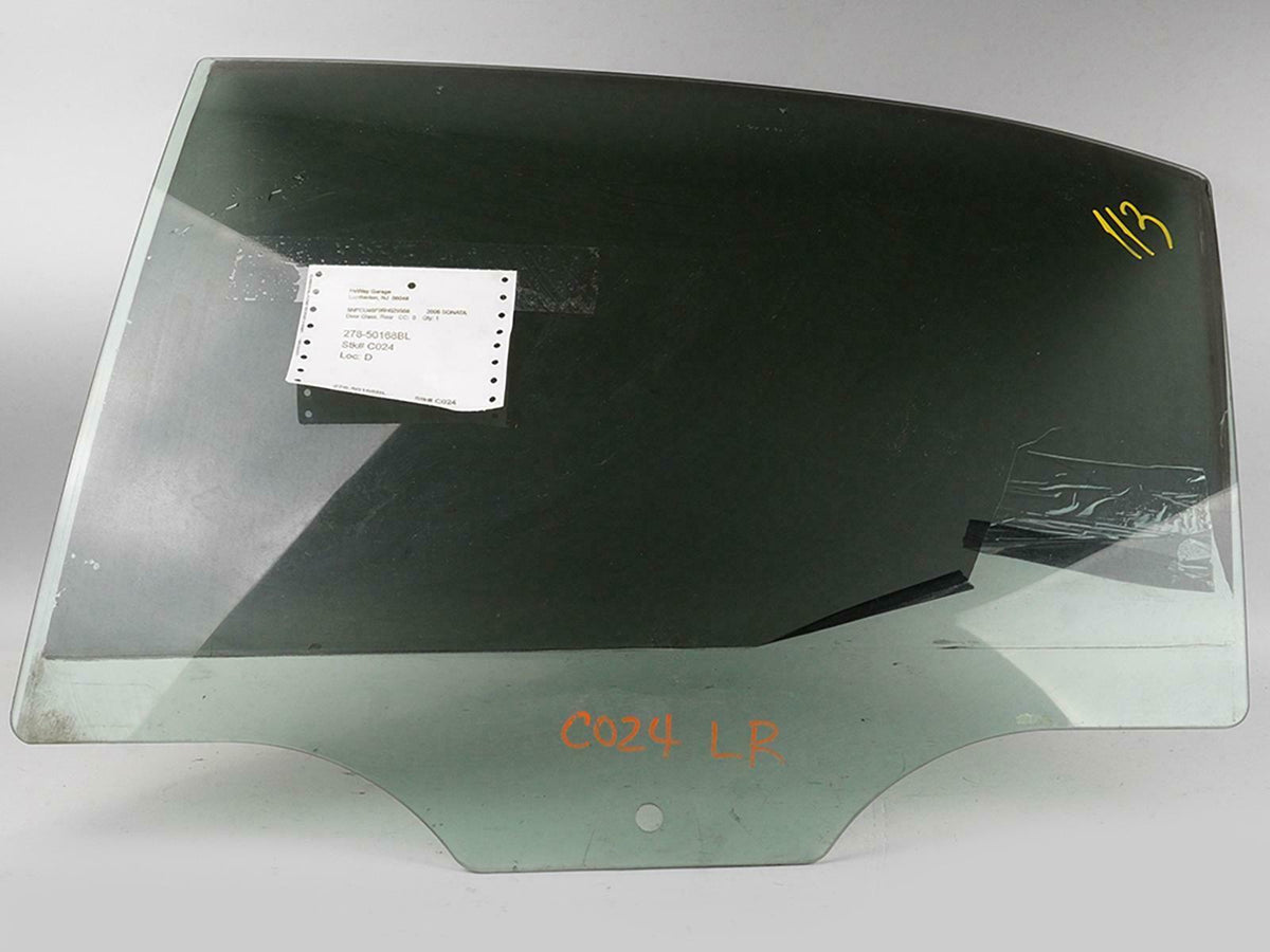 2006 - 2010 Hyundai Sonata Sedan 3.3L Door Window Glass Rear Left 834113K010 OEM
