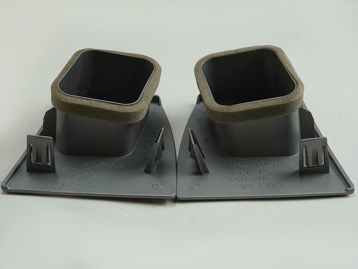 2002 - 2008 Bmw 7 Series E65 E66 Dash Air Vent Trim Cover Set 64227007148 OEM