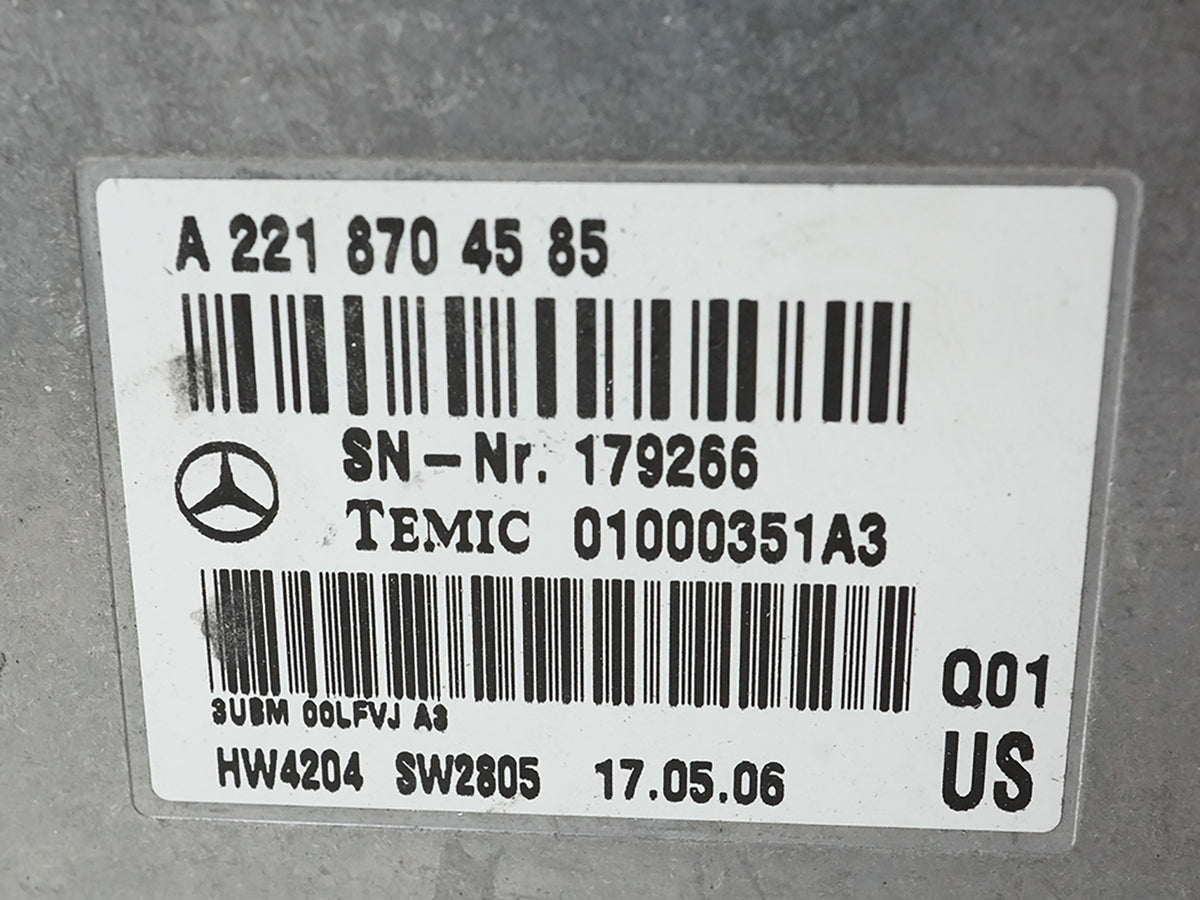 07-13 Mercedes S550 W221 Voice Bluetooth Computer Module Control 2218704585