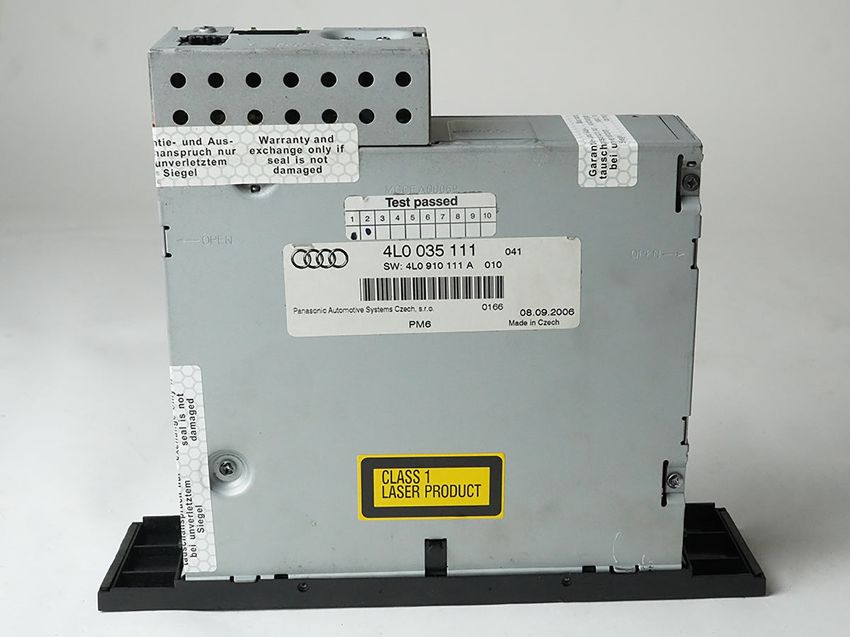 2007 - 2011 Audi Q7 4L Cd 6 Disc Changer Receiver Audio Unit 4L0035111 Wo Code