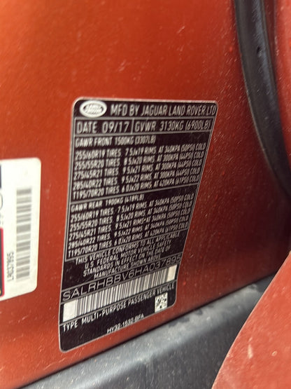 2017 Land Rover Discovery HSE L462 L462