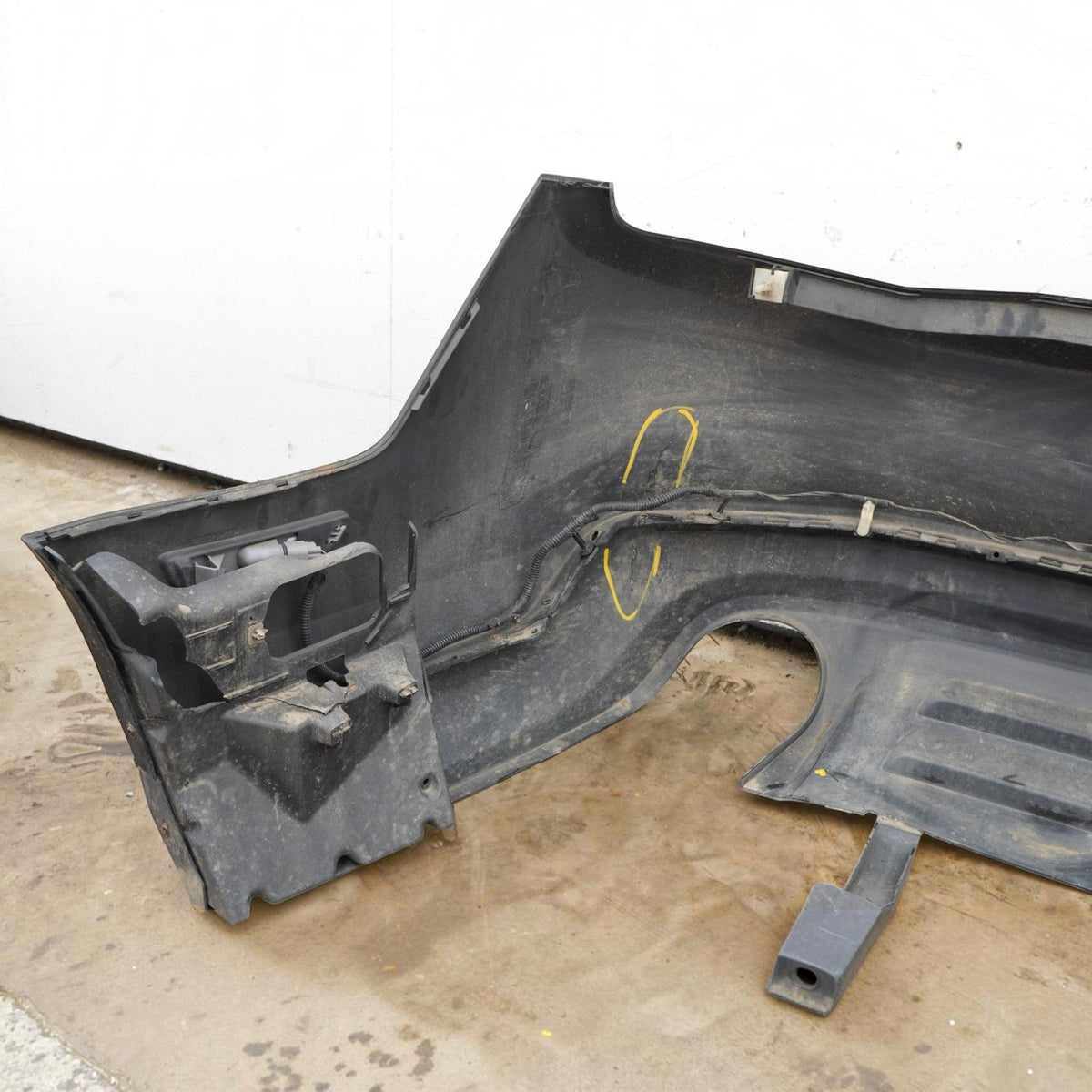 10-12 Ford Mustang GT Coupe Rear Bumper Panel Cover Black AR3317D781A OEM