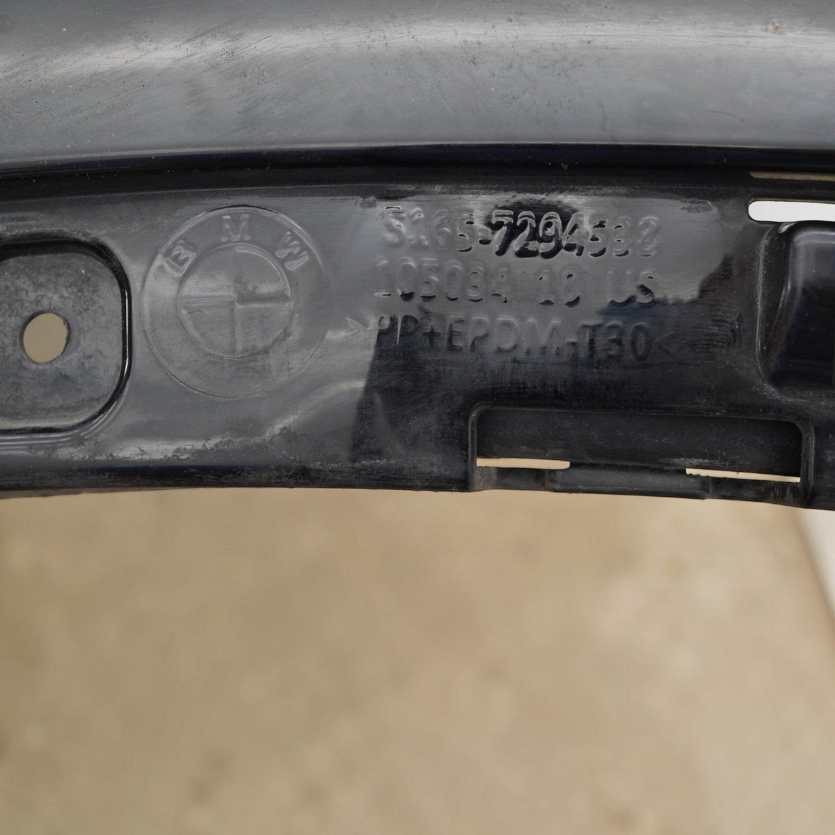14-18 BMW X5 F15 Front Right Fender Panel Cover 51657294538 Shwarz II 668 OEM