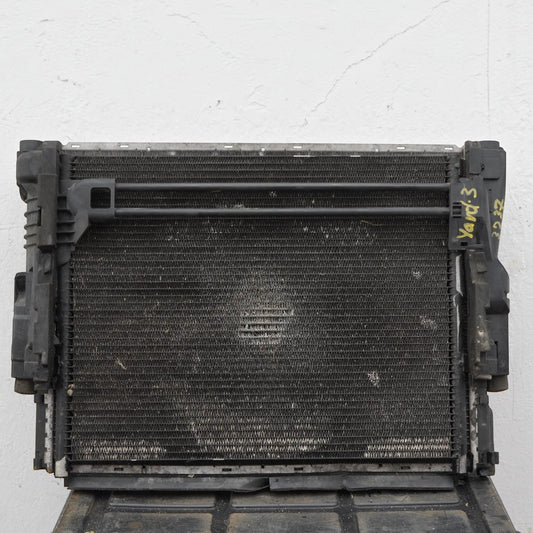 99-06 BMW 320 323 325 328 330 E46 Radiator AC Condenser Cooling 17119071519 OEM